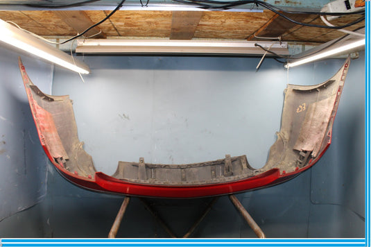 10-13 Mercedes  W207 E350 E550 Rear Bumper Cover Assembly Red Oem