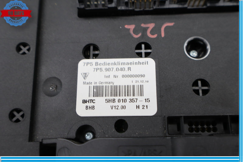 Load image into Gallery viewer, 11-12 Porsche Cayenne 958 Front HVAC AC Temperature Climate Control Panel Oem
