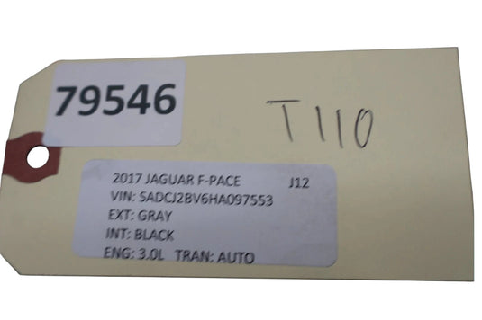 17-23 Jaguar X761 F-Pace Front Left Driver Upper B Pillar Trim Cover Panel Oem
