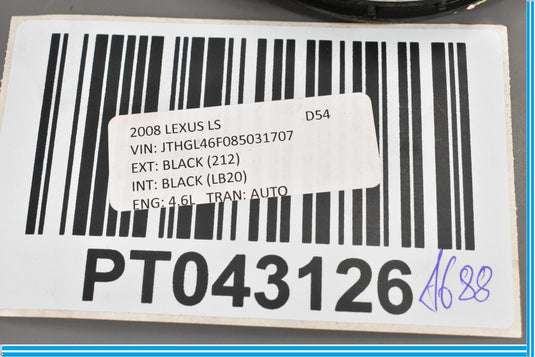 07-09 Lexus LS460 Rear Left Door Speaker Levinson 86100WG50 Oem