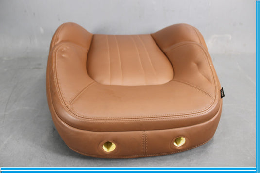14-17 Maserati Ghibli Front Right Side Top Upper Seat Cushion Cover Brown Oem