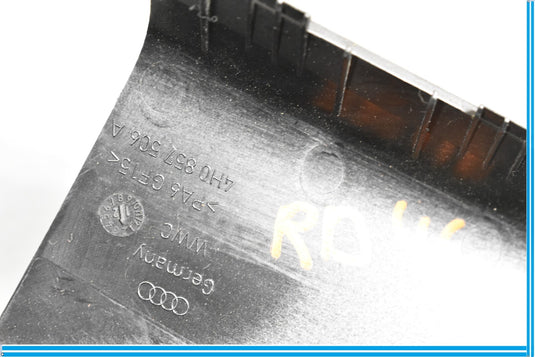 11-18 Audi A8 Quattro Front Right Interior Corner Door Window Trim 4H0857506 Oem