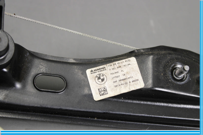 Load image into Gallery viewer, 12-18 BMW 320i 328i F30 Rear Left Driver Side Door Window Lifter w/Regulator Oem
