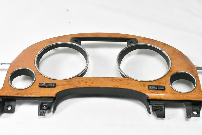 Load image into Gallery viewer, WOODGRAIN GAUGE CLUSTER BEZEL 4E1857115B AUDI A8 04 05 06 07
