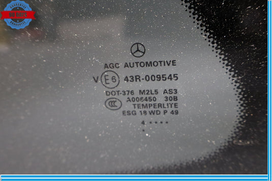 07-19 Mercedes X166 GL450 GLS350 Rear Left Quarter Side Window Glass Oem