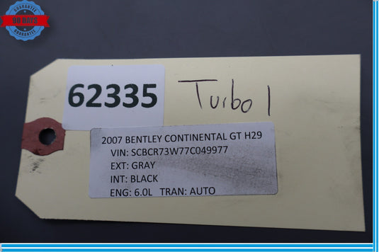 03-08 Bentley Continental GTC GT 6.0L Turbo Turbocharger Exhaust Manifold Oem