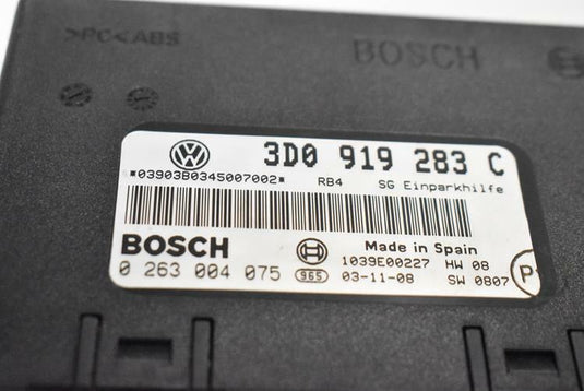 Parking Distance Control Unit Module 04-06 VW Phaeton - Genuine - 3D0 919 283 C