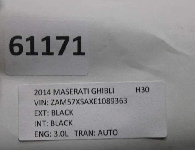 Load image into Gallery viewer, 14-22 Maserati Ghibli S Q4 M157 Rear Right Passenger Side Door Shell Panel Oem
