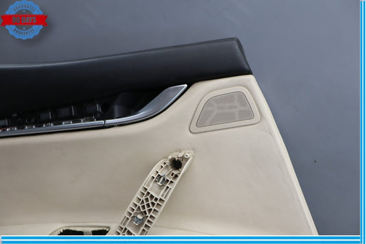 14-22 Maserati Ghibli Rear Left Driver Side Interior Door Panel Oem