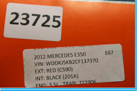 2010 - 2013 Mercedes E350 E550 W207 Coupe Front Subframe Crossmember Cradle Oem