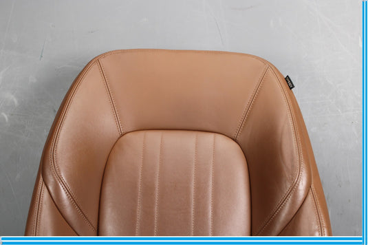 14-17 Maserati Ghibli Front Left Side Top Upper Seat Cushion Cover Brown Oem