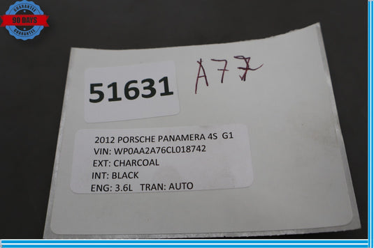 10-18 Porsche Panamera Voltage Converter Control Module Unit 7PP959663 Oem