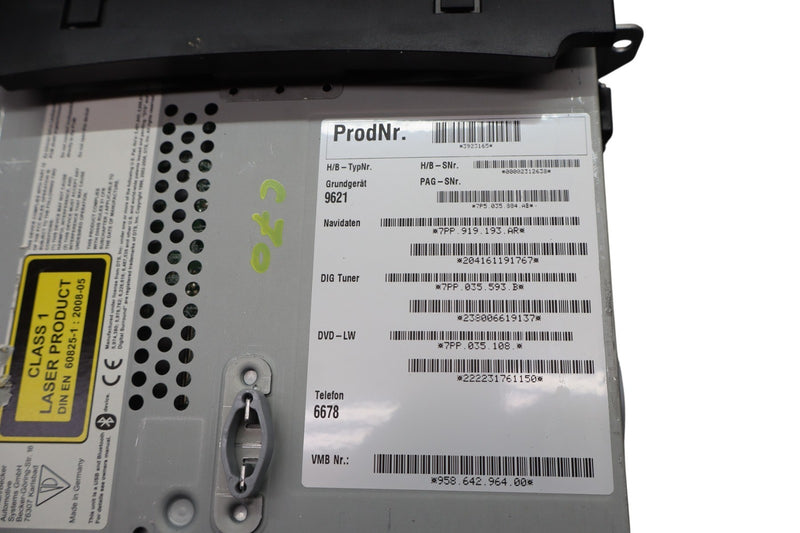 Load image into Gallery viewer, 11-16 Porsche Cayenne 958 Command Head Unit Navigation Radio 7P5035884 Oem
