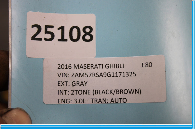 Load image into Gallery viewer, 14-17 Maserati Ghibli Front Left Driver Side Lower Bottom Seat Cushion Oem
