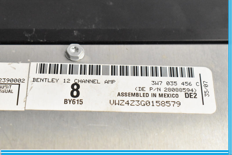 Load image into Gallery viewer, 06-12 Bentley Continental 12 Channel Sound Amp Amplifier  3W7035456 Oem
