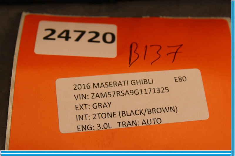 Load image into Gallery viewer, 14-17 Maserati Ghibli S Front Center Console Wood Cup Holder Oem

