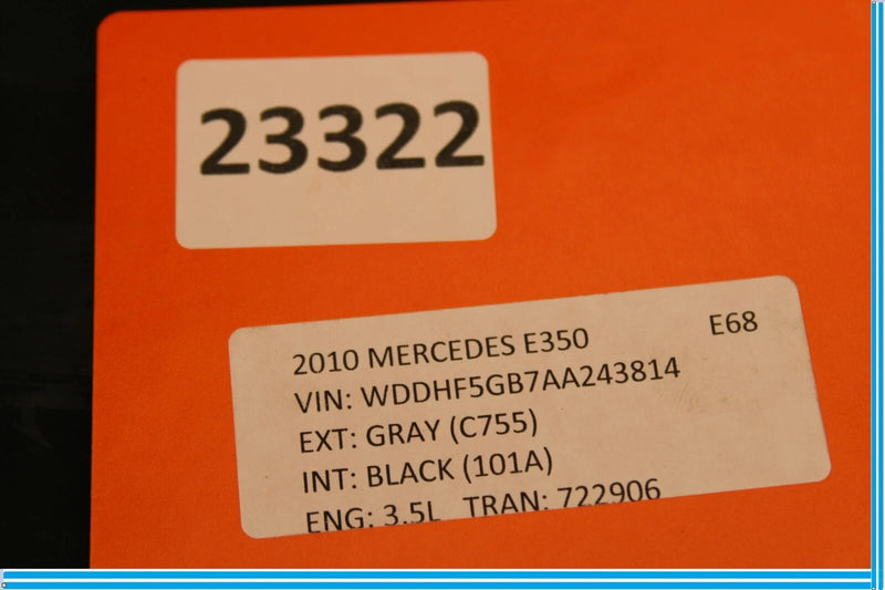 Load image into Gallery viewer, 10-13 Mercedes E350 E550 Rear Right Passenger Side Door Auto Window Glass Oem
