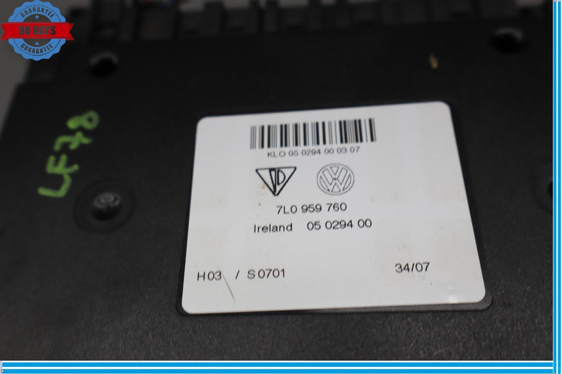 Load image into Gallery viewer, 03-10 Porsche Cayenne 955 957 Front Left Side Seat Control Module Unit ECU Oem
