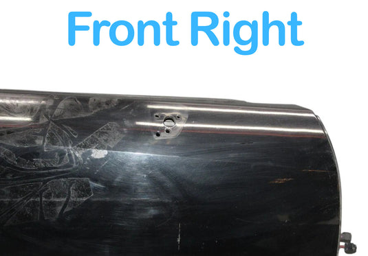 04-09 Cadillac XLR Front Right Passenger Side Door Shell Cover Panel Black OEM