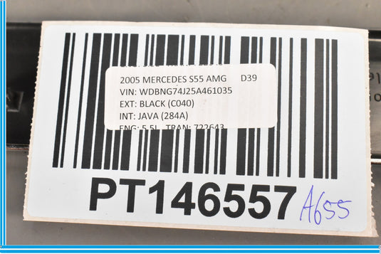 00-06 Mercedes-Benz S500 W220 5.0L OEM Rear LH Driver Door Sill Scuff Plate