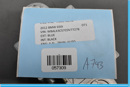 12-18 BMW F12 F13 640i 650i Audio Antenna Computer Control Module Set Oem