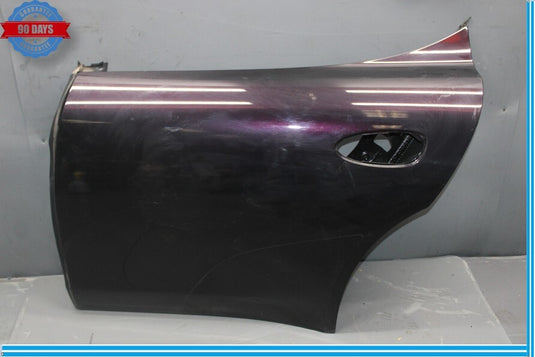 10-16 Porsche Panamera T Rear Left Driver Side Outer Door Shell Panel Purple Oem