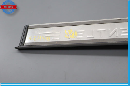 06-12 Bentley Continental Rear Right Passenger Sill Scuff Cover Step Plate Oem