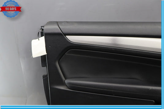 12-14 Mercedes C250 Front Left Driver Side Interior Door Panel Black Oem