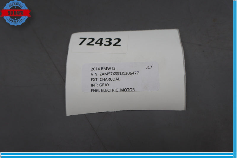 Load image into Gallery viewer, 2014 BMW i3 I01 Rear Left Driver Side Door Window Glass 7288185 Oem
