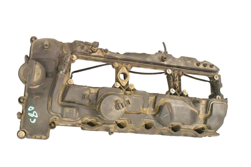 Load image into Gallery viewer, 10-19 BMW X5 X6 535i 3.0L GT Engine Motor Head Valve Cover Black 11127570292 Oem
