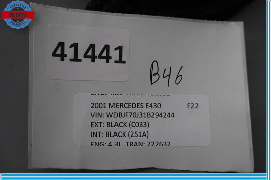 96-03 Mercedes W210 E320 E430 Rear Right Side Door Audio Sound Speaker Oem