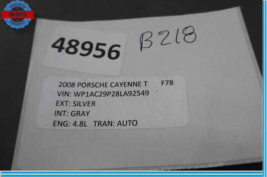 03-10 Porsche Cayenne 955 957 Right Passenger Side Air Intake Tube Pipe Oem