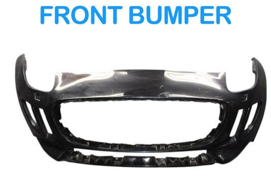 14-17 Jaguar X152 F-Type Front Lower Bumper Exterior Cover Panel Black OEM