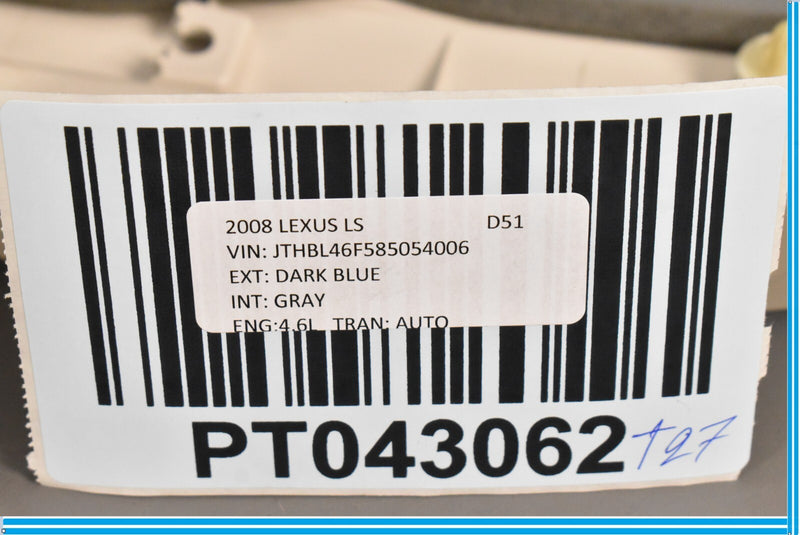 Load image into Gallery viewer, 07-12 Lexus XF40 LS460 Front Right Side Door Trim Panel 6771150010 Oem
