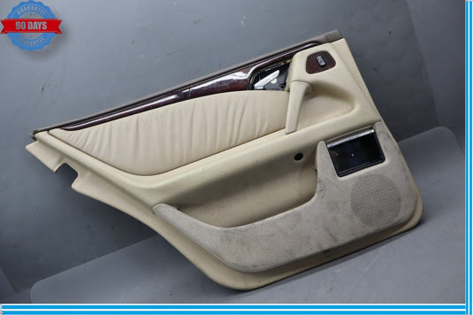 96-03 Mercedes W210 E430 E320 Rear Left Driver Interior Door Panel Black Oem