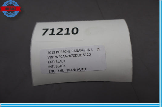 10-16 Porsche Panamera 970 Sunroof Sun Roof Glass Panel Assembly Oem