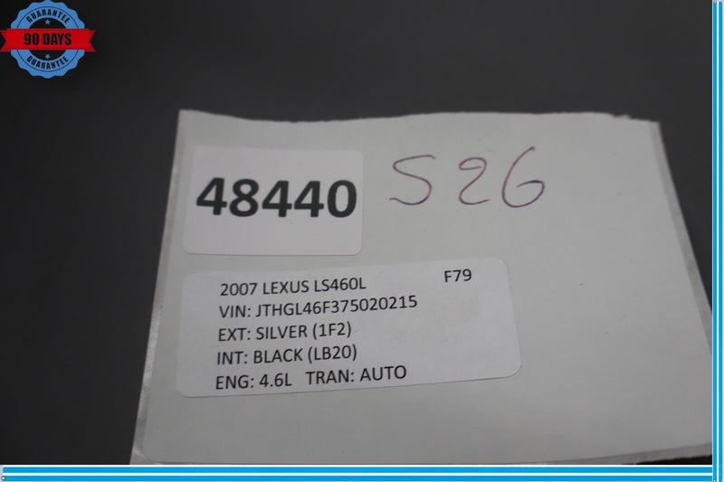 Load image into Gallery viewer, 07-09 Lexus LS460 Rear Right Passenger Side Interior Door Panel Black Oem
