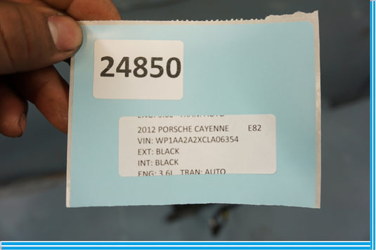 11-17 Porsche Cayenne Front Right Passenger Seat Lower Track Frame W/ Motor Oem