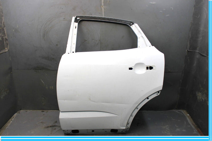 17-20 Jaguar F-Pace Rear Left Driver Side Door Panel Assembly White Oem