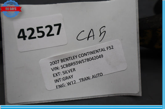 03-12 Bentley Continental Rear Right Passenger Side Tie Rod Control Arm Oem