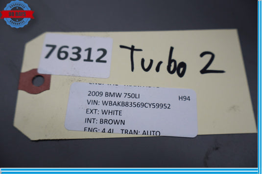 09-12 BMW 750i 750Li F01 F02 Left Driver Side Turbo Turbocharger 769155 Oem