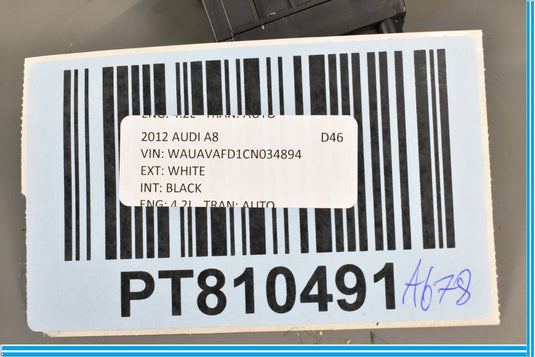 2011-2018 Audi A8 Quattro Electronic Parking Brake Switch Button 4H1927225A Oem
