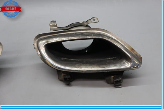 11-16 Hyundai Equus Rear Left & Right Side Bumper Exhaust Muffler Tips Set Oem