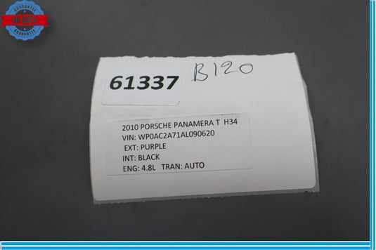 10-23 Porsche Panamera 970 Front Bonnet Hood Lid Lock Latch Actuator Oem