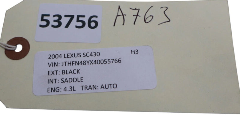 Load image into Gallery viewer, 02-05 Lexus SC430 Front Right Passenger Side Sun Visor W/ Vanity Mirror Oem
