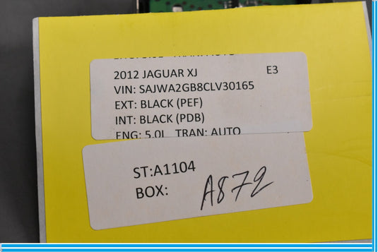 09-15 Jaguar XJ XJL Front Windshield Rain Sensor Unit Module Unit ECU Oem
