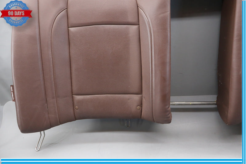 Load image into Gallery viewer, 09-10 Hyundai Genesis Rear Upper Seat Cushion Leather Brown Oem

