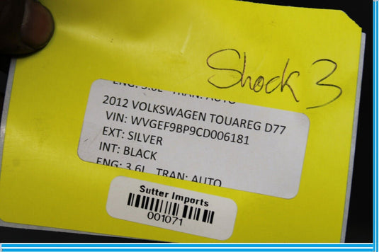 11-17 Volkswagen VW Touareg Front Right Suspension Strut Impact Absorber Oem