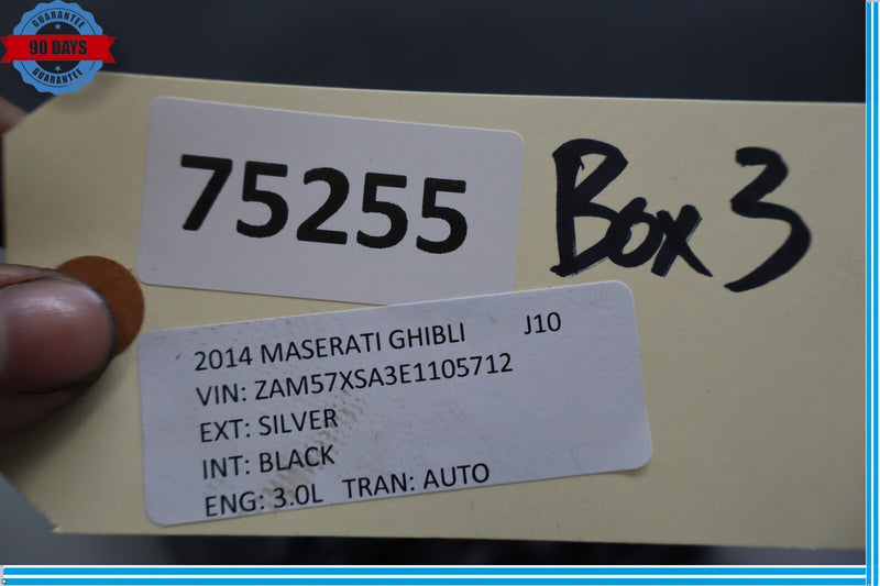 Load image into Gallery viewer, 14-22 Maserati Ghibli M157 Front Dashboard Dash Glove Box Glovebox Black Oem
