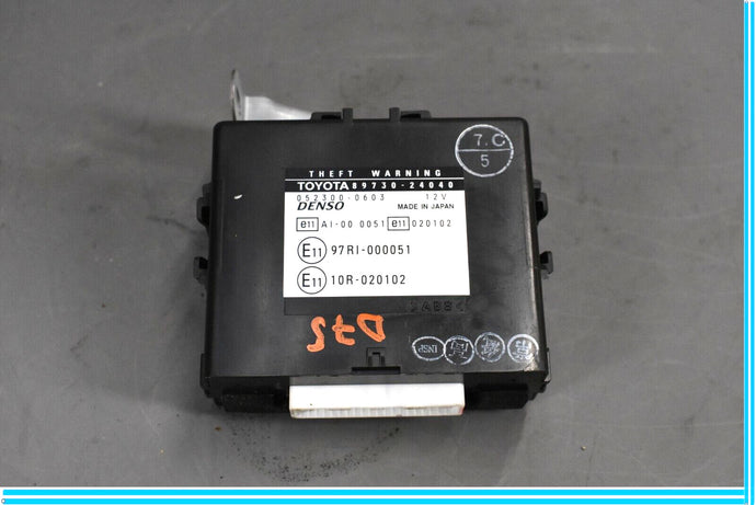 02-05 Lexus SC430 Anti Theft Warning Alarm Control Module Unit ECU Oem